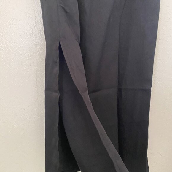 4th & Reckless Black Strappy Midi Dress Size Medium NWT - Picture 3 of 11